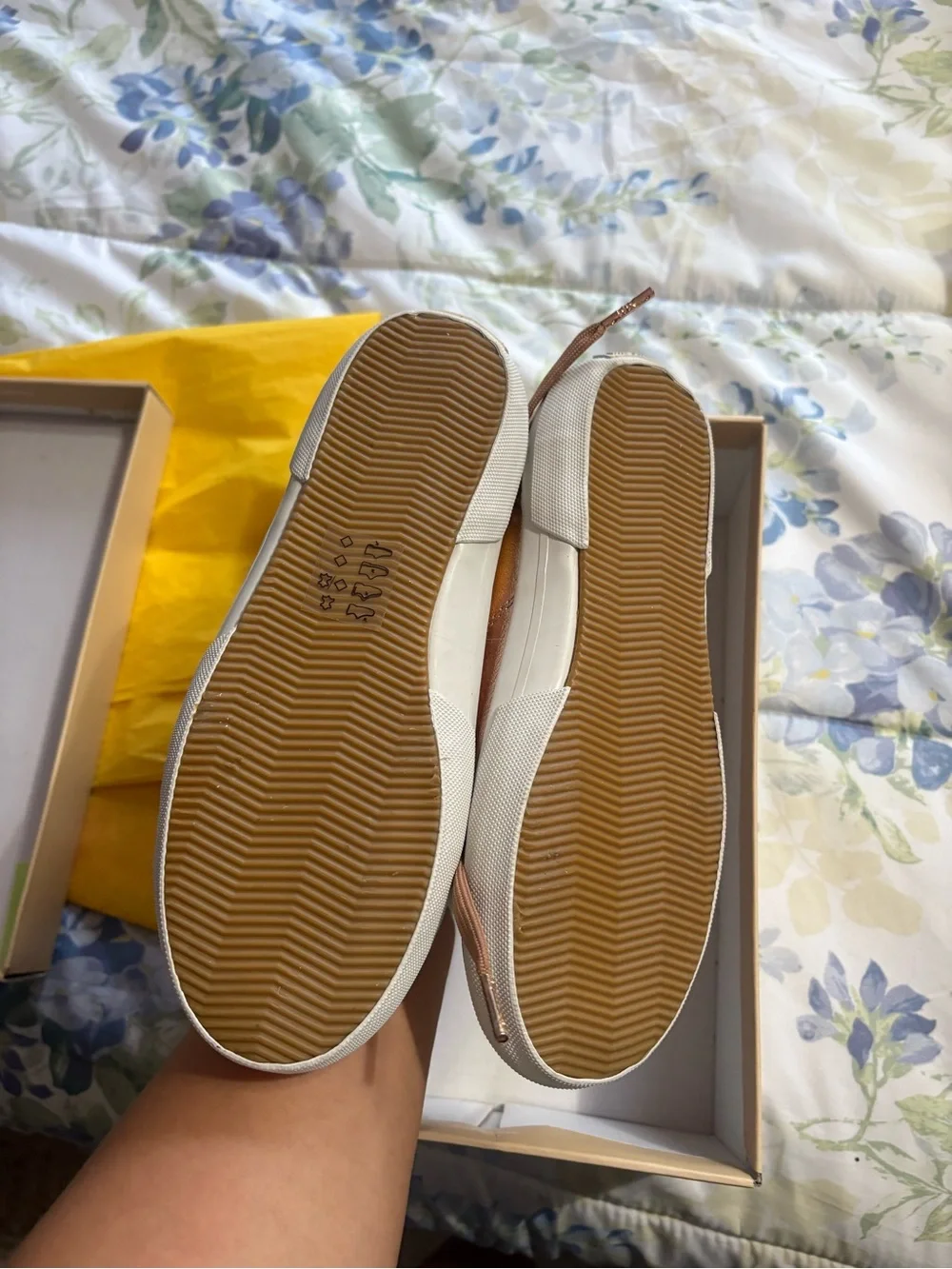 Michael Kors Rose Gold Embellished Women's Sneakers